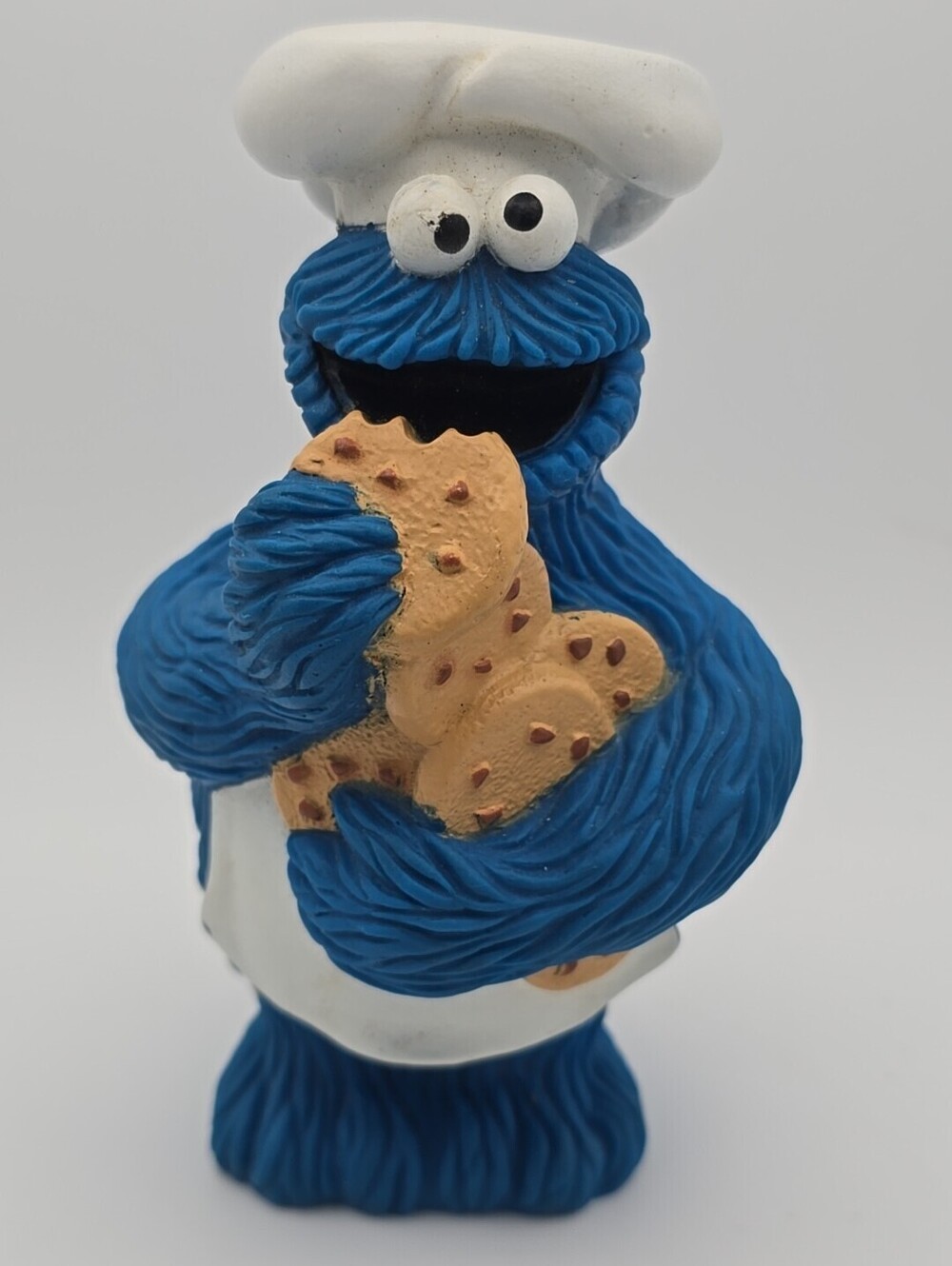 Vintage 1983 Cookie Monster squeaky toy -works-playskool Muppets Inc. CBS Inc.
